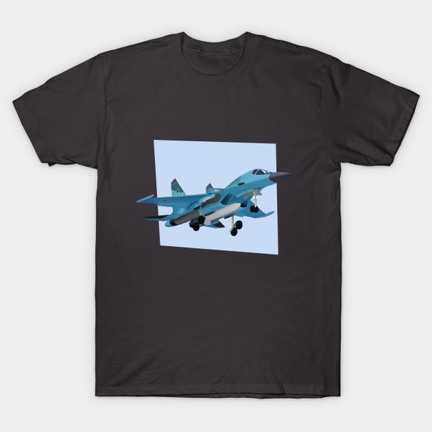 SU-34 T-Shirt by Flight Shop